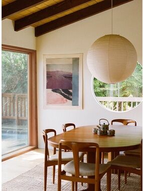 Mid century Modern Upton artwork. LOMOND | 36 x 48 | Canvas